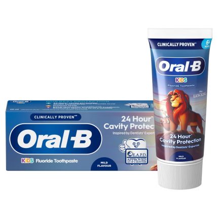 Oral-B Kids 6+ Months- 6 Years Lion King Toothpaste, Fruity Flavour, with Sodium Fluoride, 60ml Current price: