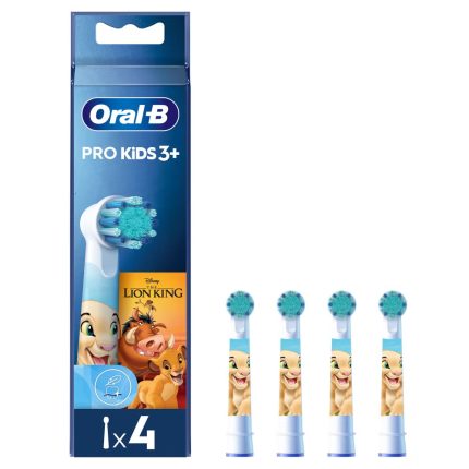Oral-B Kids Lion King Toothbrush Heads – Pack of 4