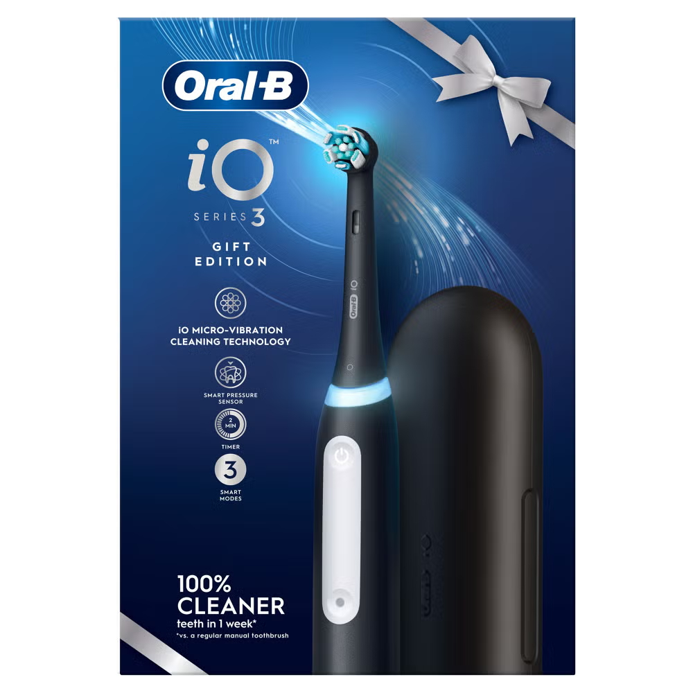 Oral-B iO 3 Black Electric Toothbrush Designed By Braun Image 9