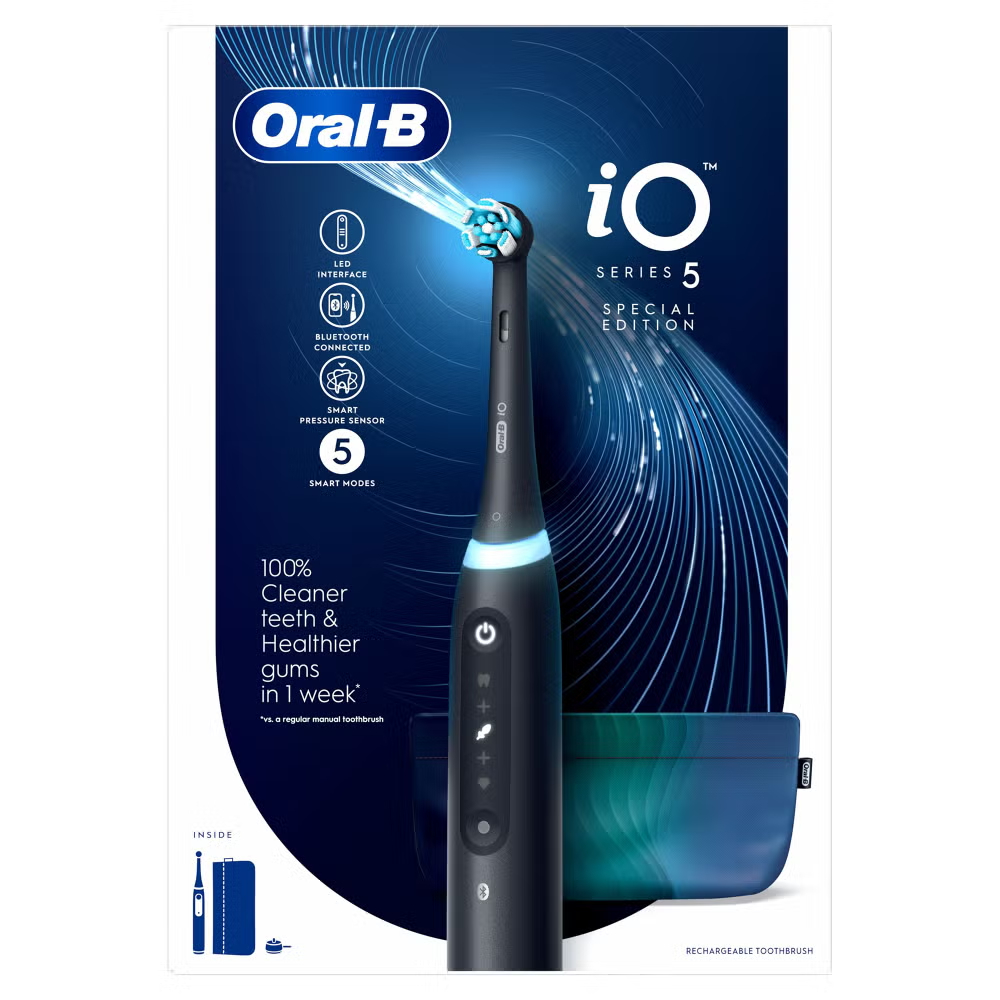 Oral-B iO 5 Black Electric Toothbrush Image 9