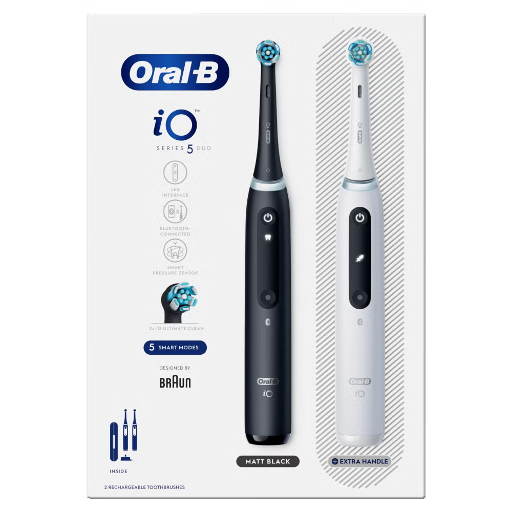Oral-B iO 5 Black & White Electric Toothbrushes Image 9