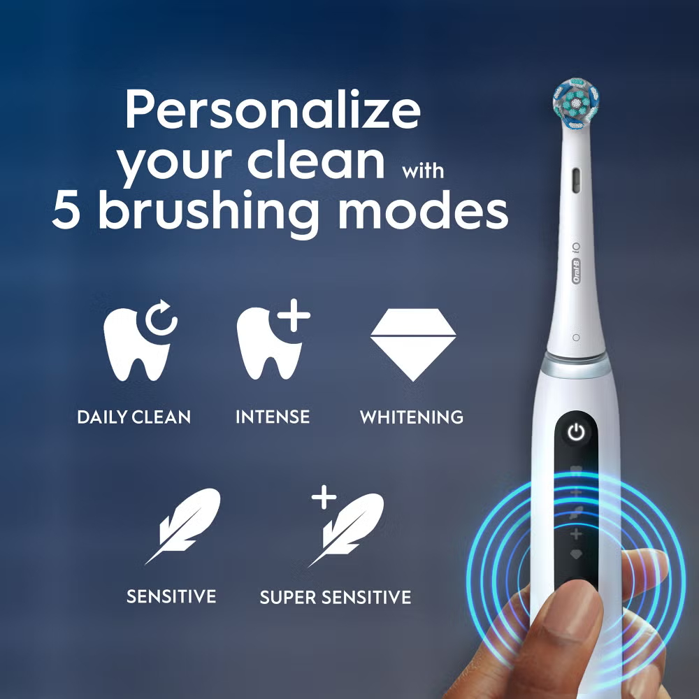 Oral-B iO 5 White Electric Toothbrush Image 3