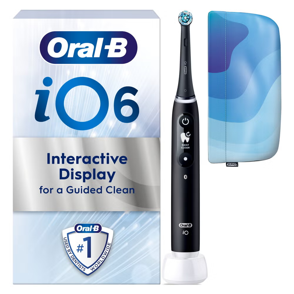 Oral-B iO 6 Black Electric Toothbrush Image 1