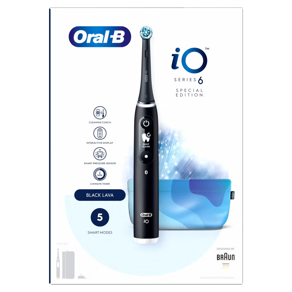 Oral-B iO 6 Black Electric Toothbrush Image 10