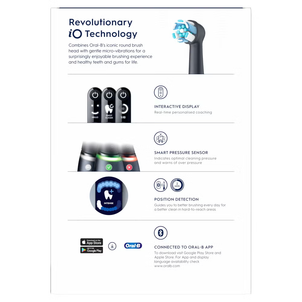 Oral-B iO 6 Black Electric Toothbrush Image 13