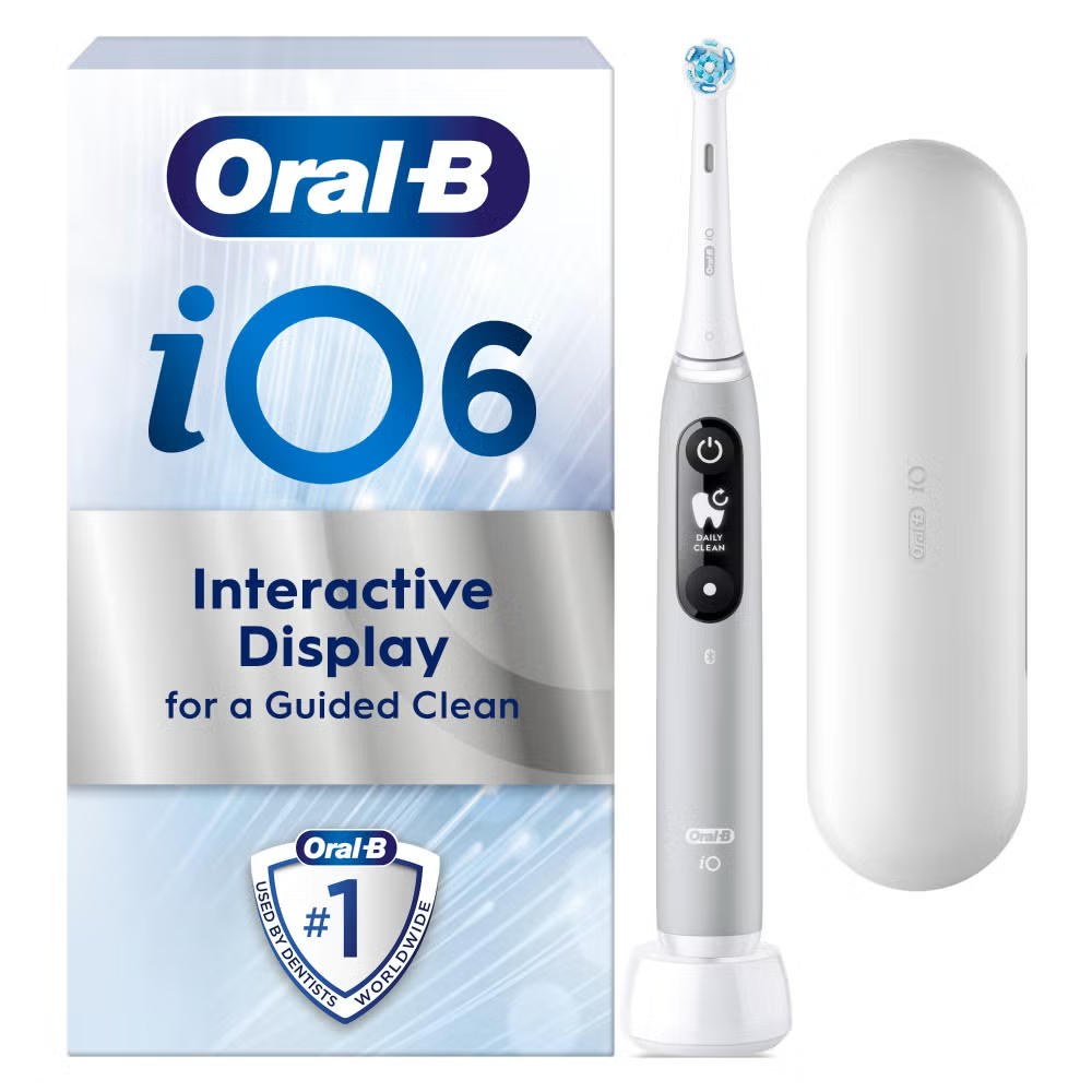 Oral-B iO 6 Grey Electric Toothbrush Image 1