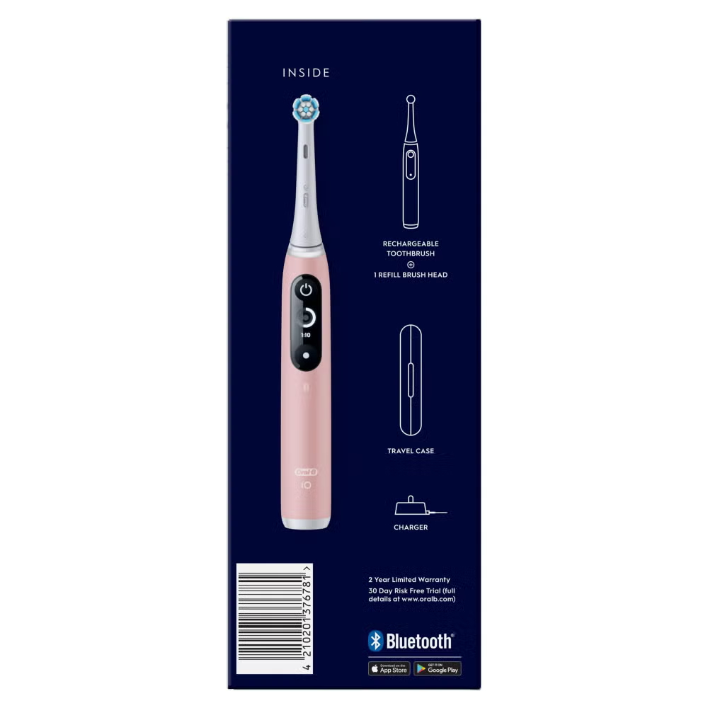 Oral-B iO 6 Pink Electric Toothbrush Designed By Braun Image 11