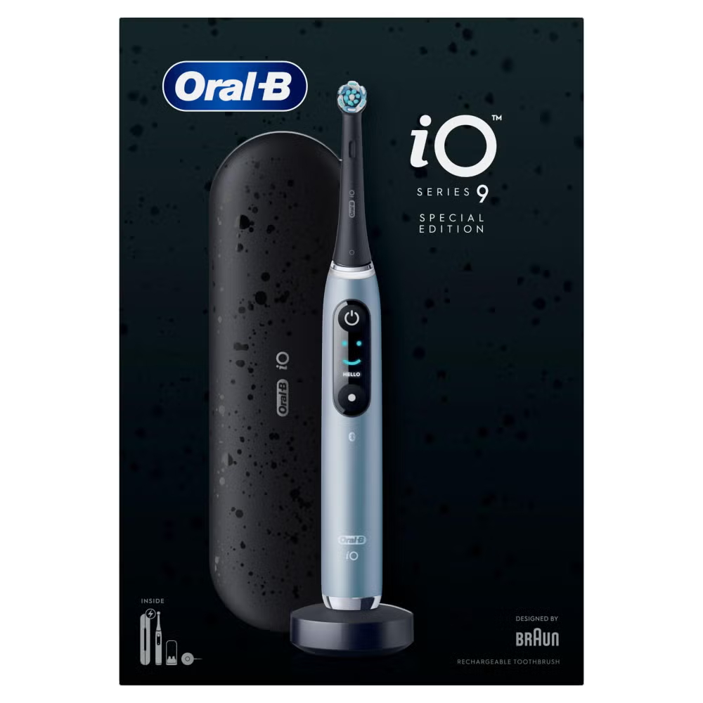 Oral-B iO 9 Aqua Marine Electric Toothbrush Designed By Braun Image 11