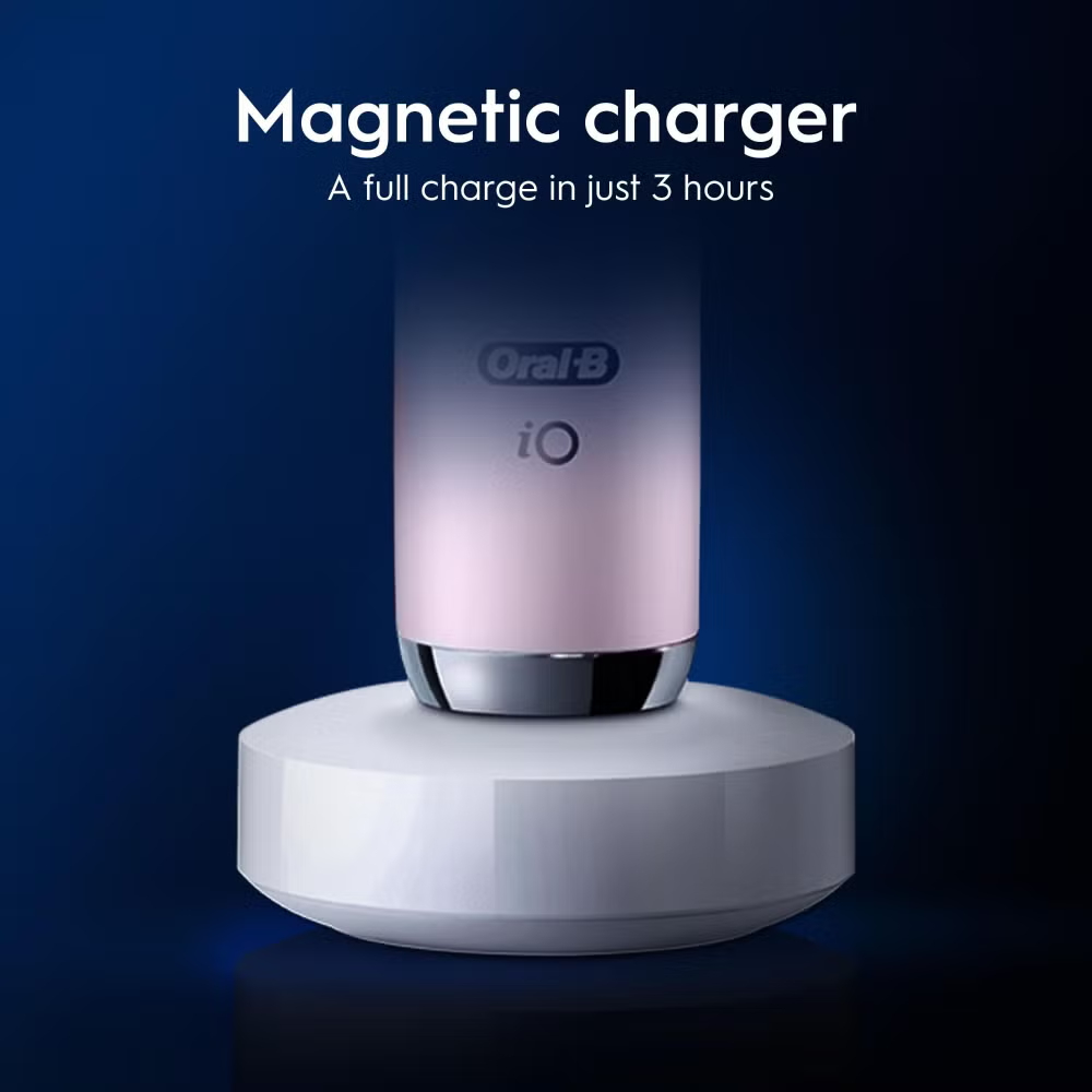 Oral-B iO 9 Rose Quartz Electric Toothbrush Designed By Braun Image 7