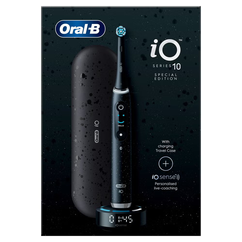 Oral-B iO10 Black Electric Toothbrush Designed by Braun Image 11