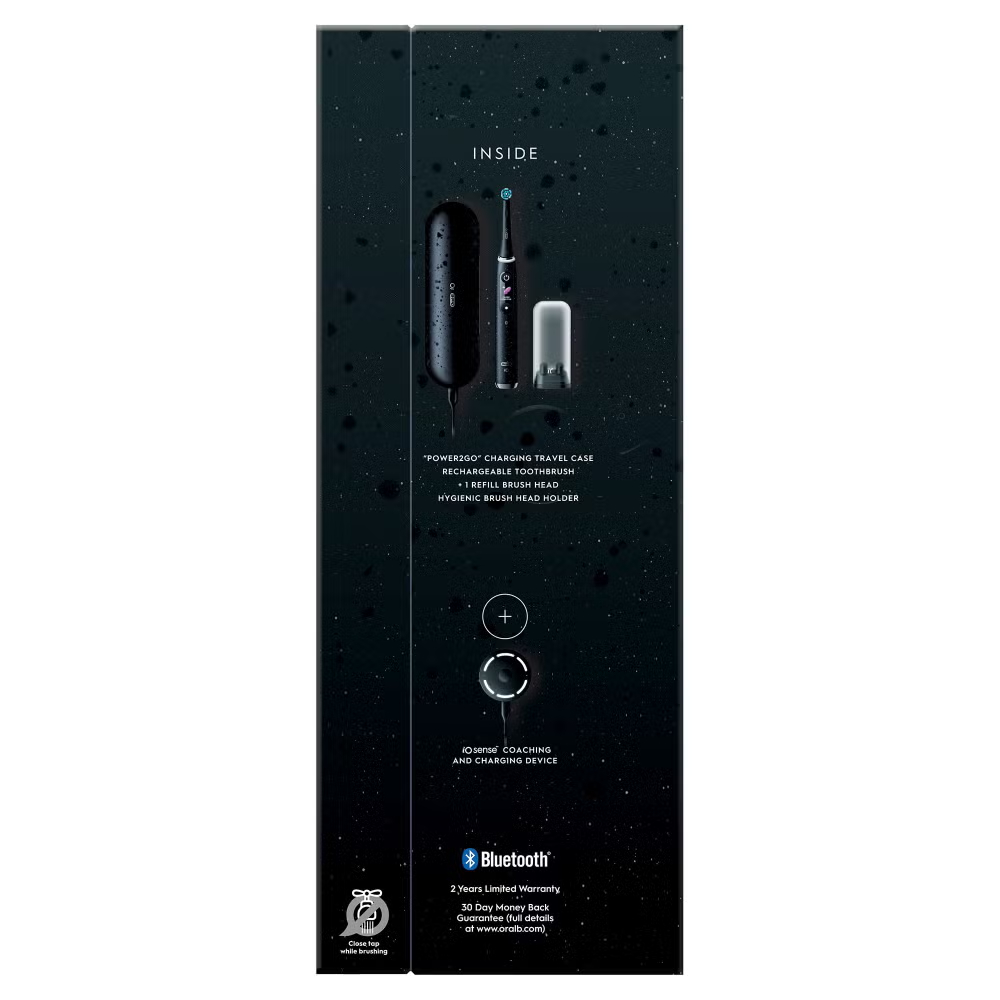 Oral-B iO10 Black Electric Toothbrush Designed by Braun Image 12