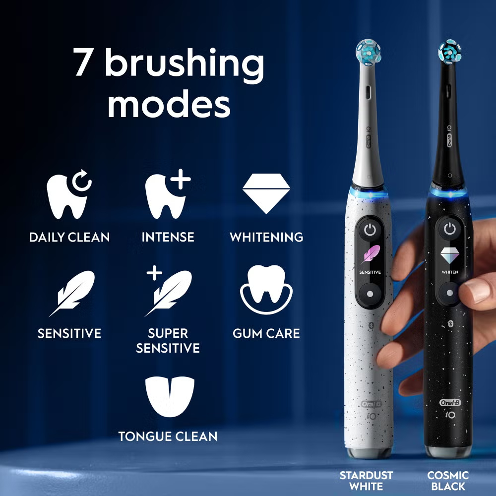 Oral-B iO10 Black Electric Toothbrush Designed by Braun Image 4