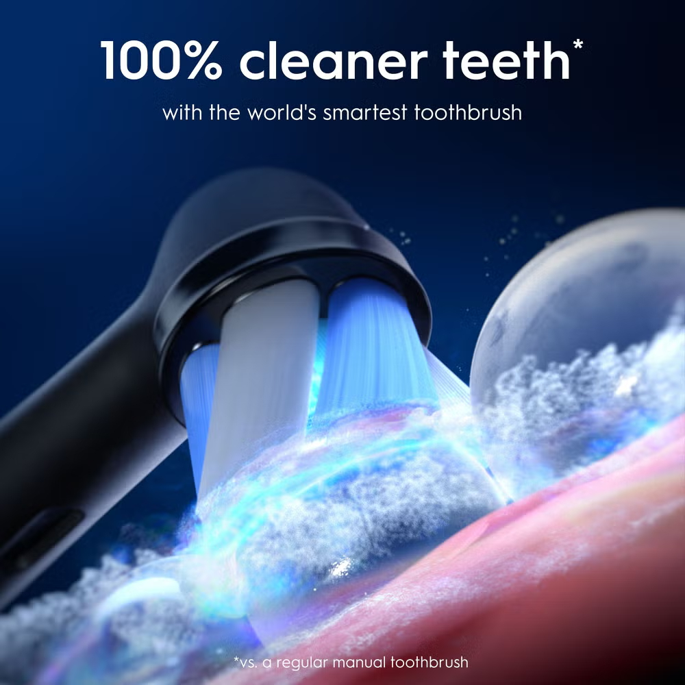 Oral-B iO10 Black Electric Toothbrush Designed by Braun Image 7
