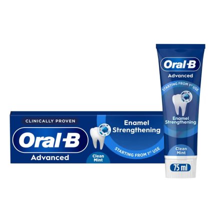 Oral-B Advanced Enamel Strengthening Clean Mint Toothpaste 75ml