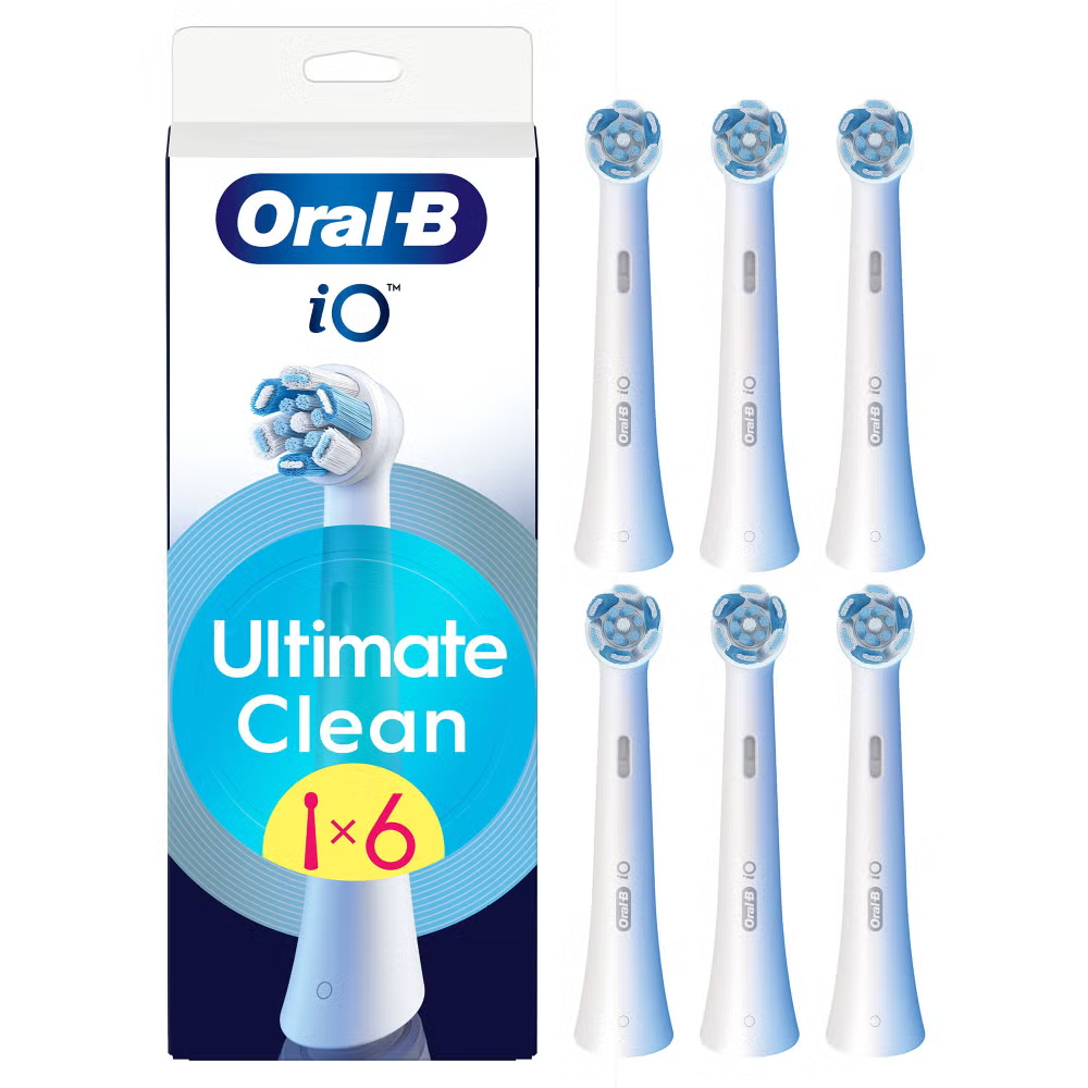 Oral-B iO Series Ultimate Clean, Original Brush Heads, CrissCross Bristles, 6 Image 1