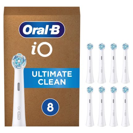 Oral B iO Ultimate Clean Toothbrush Heads - Pack of 8 Counts
